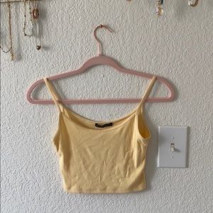 Brandy Melville Skylar Tank Yellow